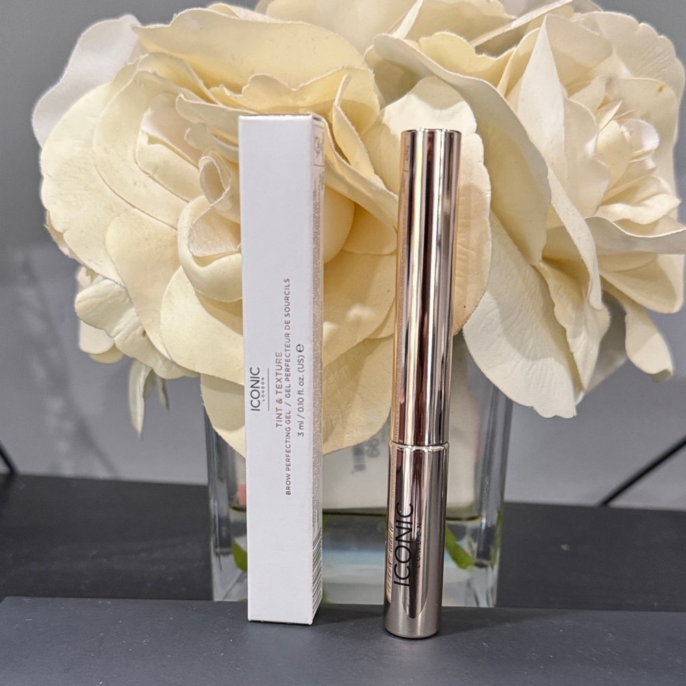 ICONIC London Tint & Texture Brow Perfecting Gel shade “Black Brown”